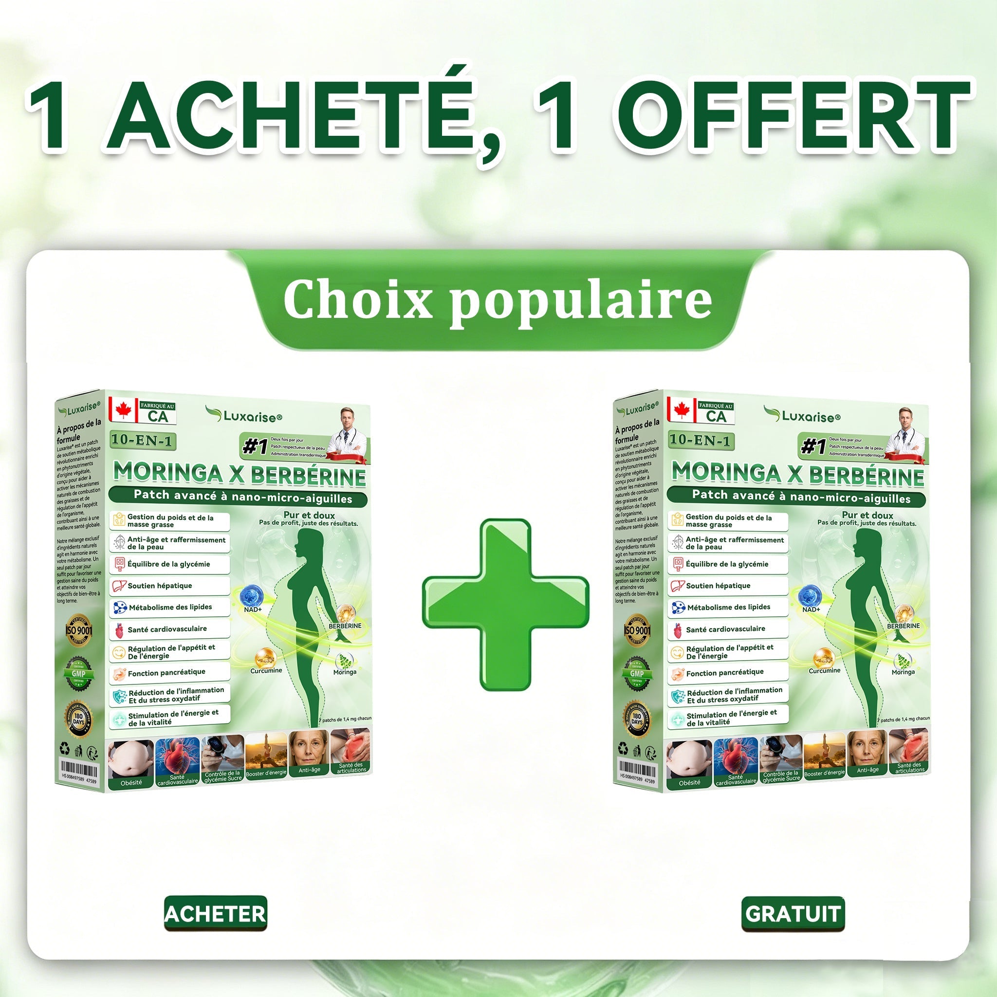✅ 2 boîtes - Perdez jusqu'à 10 kg